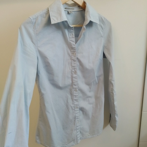 Mavi Classic Blue mini stripe button up shirt - Picture 4 of 5